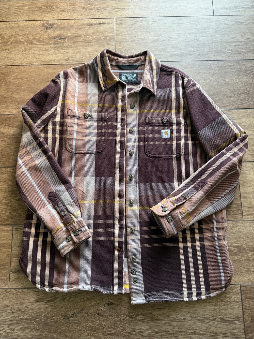 Carhartt Women’s Heavyweight Plaid Shacket